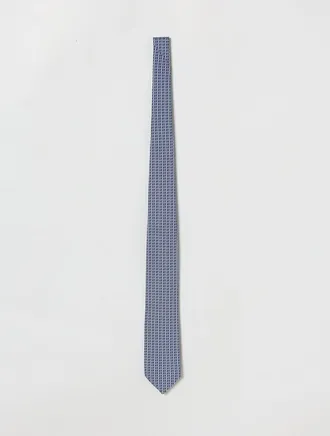 Ferragamo Cravatta Gancini Ferragamo in seta stampata