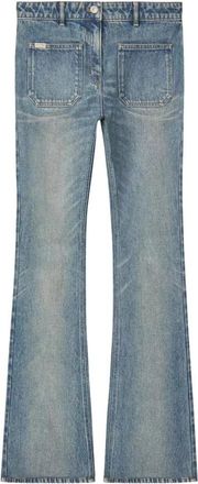 Courr&egrave;ges Flared Leg Jeans - Dames - Flared Jeans - Blauw - W28 - Katoen - Jeans