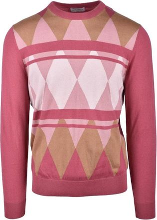 Ballantyne Argyle Patterned Knitted Sweater