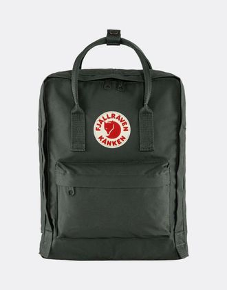 Fjällräven Womens Fjallraven Kanken Classic Unisex Backpack - Forest Green 660 - Black - Size: ONE size