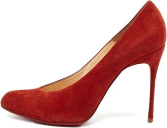 Christian Louboutin Pumps in pelle scamosciata - Rosso