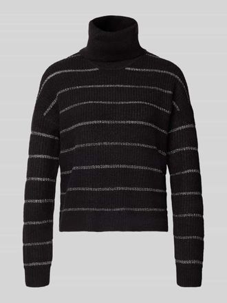 Vila Regular Fit Pullover mit Rollkragen Modell Zaza in Black, Gr&ouml;&szlig;e XL