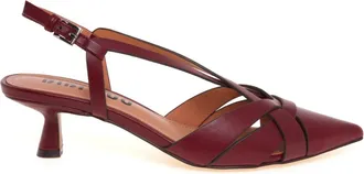 Bibi Lou Nolia Slingback - Dames - Pumps - Rood - 37 EU - Leer - Schoenen