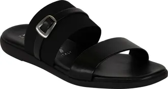 Italian Shoemakers Jelani Square Toe Slide Sandal in Black at Nordstrom Rack, Size 10