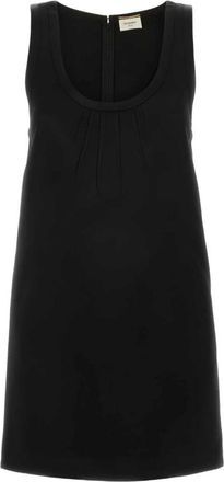 Saint Laurent Kleedjes, Dames, Zwart, M, Robe Base Bt 19