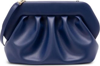 Themoirè Clutch plissettata - Blu