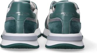 Philippe Model Mens Tropez 2.1 Mondial Sneaker Green Suede Rubber