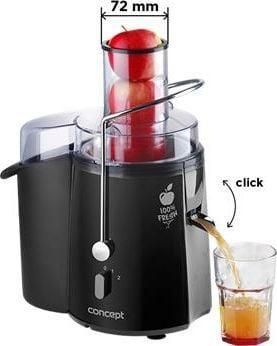 Concept Concept Solution Lo7027 Extractor De Jugos Negro 1000w