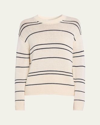 Vince Stripe Crewneck Sweater