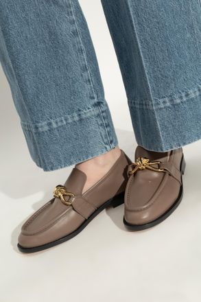 Bottega Veneta Astaire Shoes Type Loafers, Womens, Brown