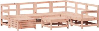vidaXL 8 Piece Garden Sofa Set Solid Wood Douglas Fir vidaXL