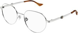 Gucci Stijlvolle Bril Gg 1496O - Heren - Brillen - Grijs - 52 MM - Accessoires