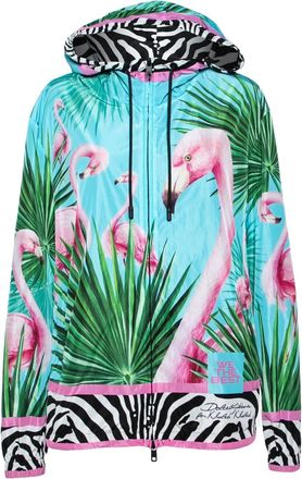 Dolce & Gabbana x DJ Khaled Felpa con stampa e cappuccio - Blu