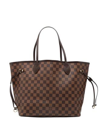 Louis Vuitton 2015 Damier Ebene Neverfull MM tote bag - Marrone