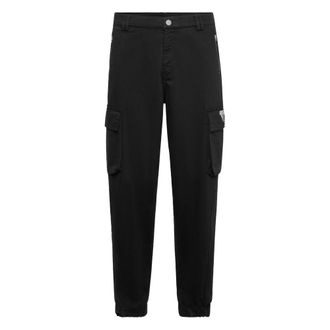 Philipp Plein Greatness Embroidered Cargo Trousers