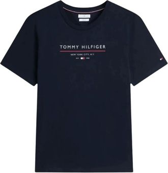 Tommy Hilfiger Hombre, Camisetas, Azul, Talla: XL