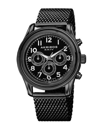 Akribos XXIV Akribos Xxiv Mens Stainless Steel Watch