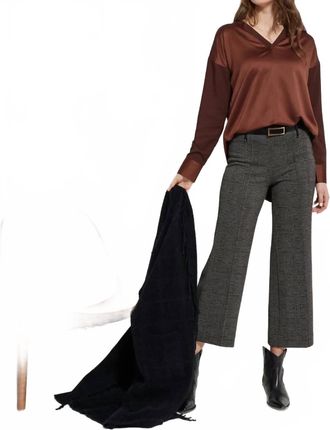Lyss&eacute; Token Pullover Blouse In Brown