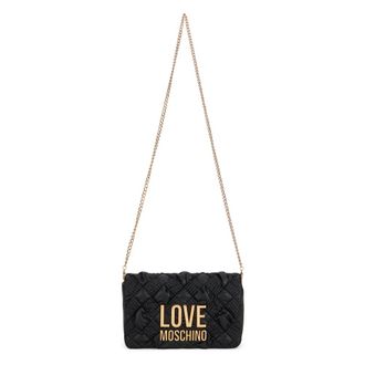 Love Moschino Schoudertas - Dames - Tassen - Zwart - Maat: ONE Size Leer