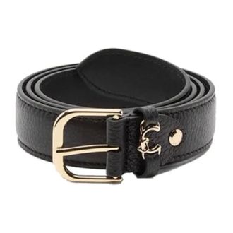 Coccinelle Belts, female, Black, Size: XL Metal Loop Belt