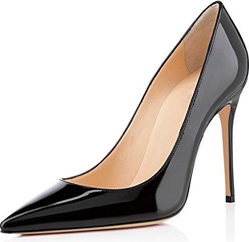 Escarpins Talons Aiguilles Noirs 16cm - Taille 39, Occasion Très Bon état