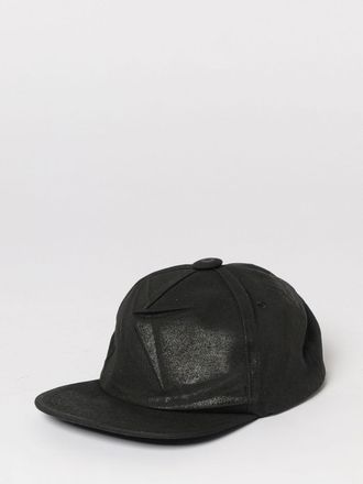 Maison Margiela Crinkled Cotton Twill Hat with Smoky Glitter