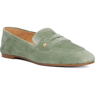 Dune London Glances Penny Loafer in Green at Nordstrom, Size 10Us