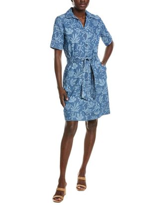 Jones New York Chambray Midi Shirtdress