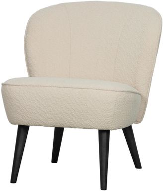 De Eekhoorn Design Sessel Sarah, Bouclé Creme