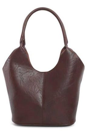 Adornia Top Handle Hobo Bag in Brown at Nordstrom Rack