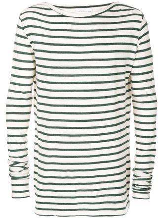 Faith Connexion striped T-shirt - White