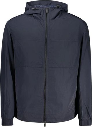 HUGO BOSS Jassen, Heren, Blauw, 2Xl, Jacket met lange mouwen