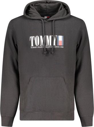 Tommy Hilfiger Zwarte Katoenen Heren Hoodie