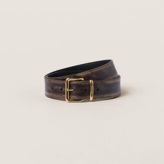 Miu Miu Nappa leather belt