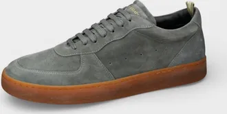 Officine Creative Mens Asset Suede Sneakers In Grey
