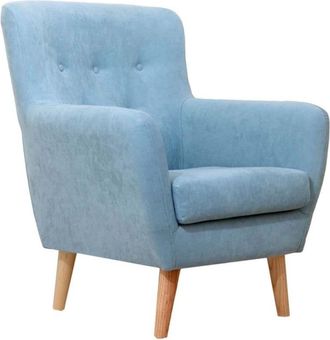 Muemue Butaca poli&eacute;ster azul 90x75x67cm