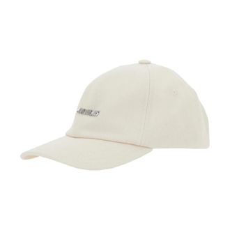 Jacquemus Caps, male, White, Size: 60 CM La Casquette Gadjo