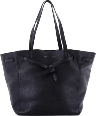 Celine Phantom Tie Cabas Leather Medium tote bag - Zwart