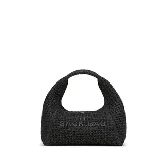 Marc Jacobs Handbags, female, Black, Size: ONE SIZE Crochet Sack Bag