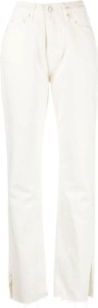 Ksubi Witte Straight Jeans - Dames - Regular Fit Jeans - Wit - W29 - Katoen - Jeans