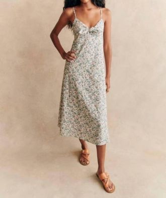 Sezane Chiaretta Midi Dress In Ostuni Print