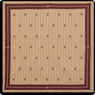 Dr&ocirc;le de Monsieur Quadratisches Baumwolltuch Le Foulard Rayure