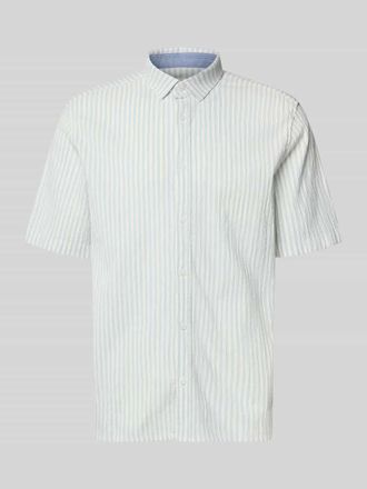 Tom Tailor Comfort Fit Freizeithemd aus Lyocell-Baumwoll-Mix in Hellblau, Gr&ouml;&szlig;e XXL