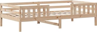 vidaXL Estructura De Cama Sin Colch&oacute;n Madera Maciza De Pino 90x200 Cm Vidaxl