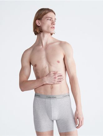 Calvin Klein Mens Ultra-Soft Modern Boxer Brief - Grey - XL