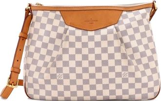 Louis Vuitton Siracusa Damier MM schoudertas - Wit
