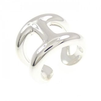 Herm&egrave;s Silver 925 Band Ring (Pre-Owned)