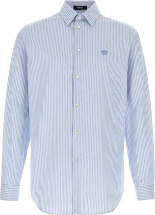 Versace Embroidered Poplin Shirt