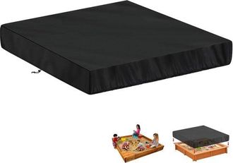 OEM Funda Para Arenero De 200x200x20cm, Lona Impermeable Para Arenero Con Cord&oacute;n Ajustable, Tela Oxford 420d, Funda Para Piscina