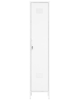 Manhattan Comfort Naomi Modern Single Locker Storage Cabinet with 5 Adjustable Shelves